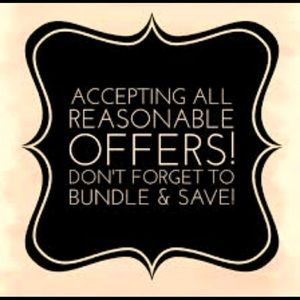 Don’t Be Shy. All Reasonable Offers Will Be Accepted!!!​